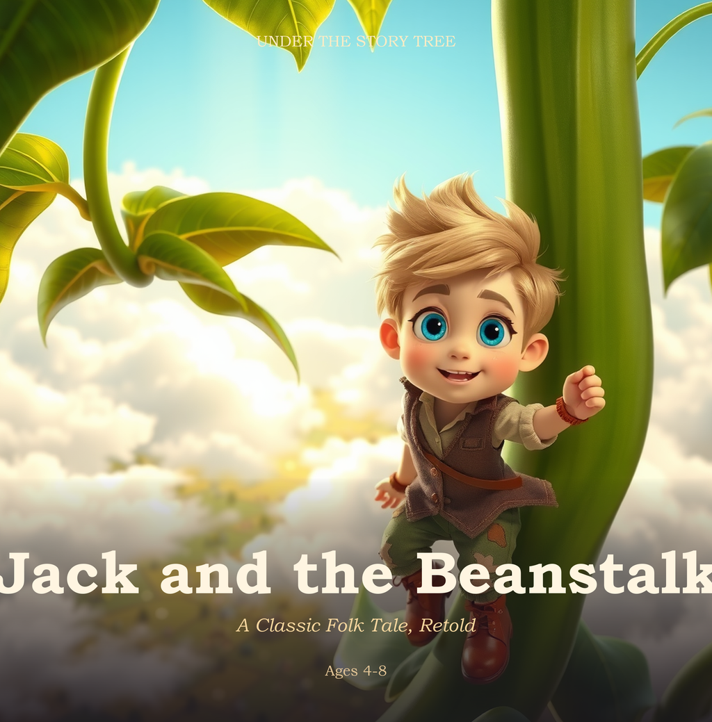 Jack and the Beanstalk — A Classic Folk Tale, Retold | Ages 4-8 | Instant Download PDF