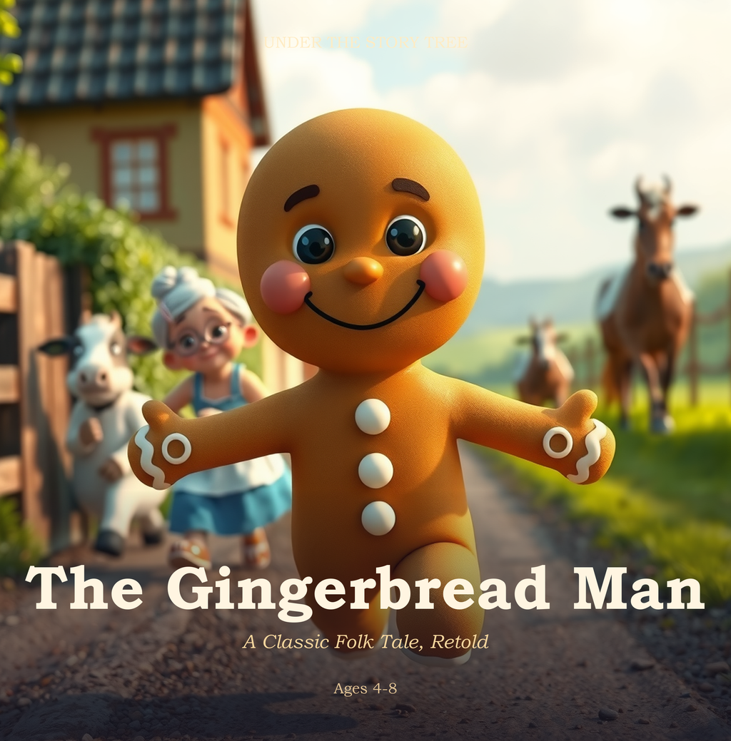 The Gingerbread Man — A Classic Folk Tale, Retold | Ages 4-8 | Instant Download PDF