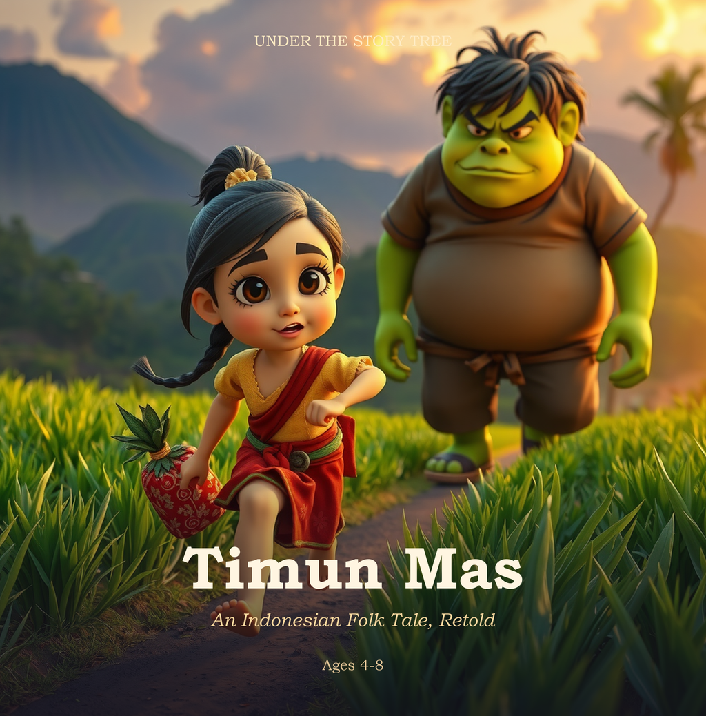 Timun Mas — An Indonesian Folk Tale, Retold | Ages 4-8 | Instant Download PDF