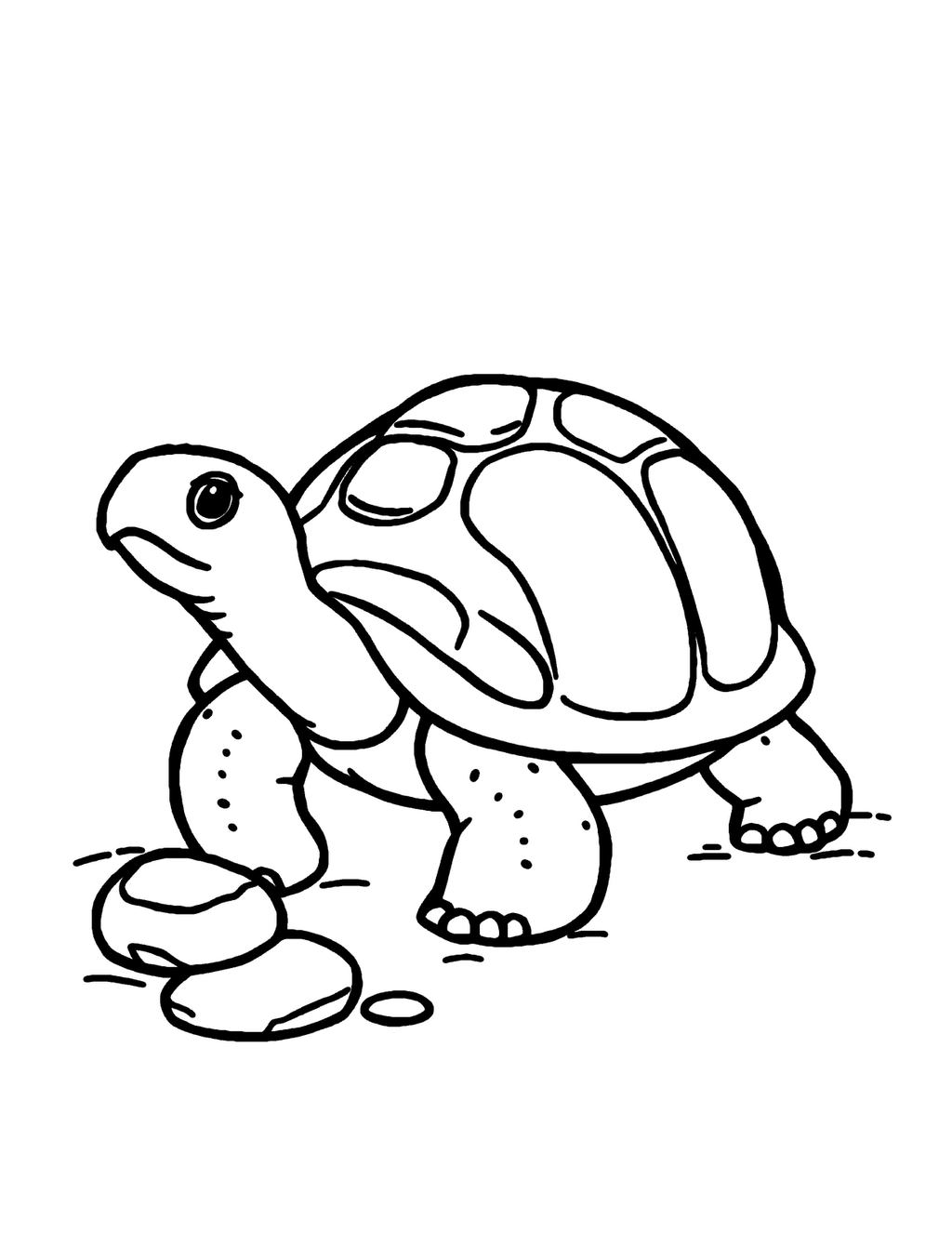 Inside Bold & Easy Coloring Book — 60 Printable Pages | Cozy Nature & Quiet Places | In - sample page