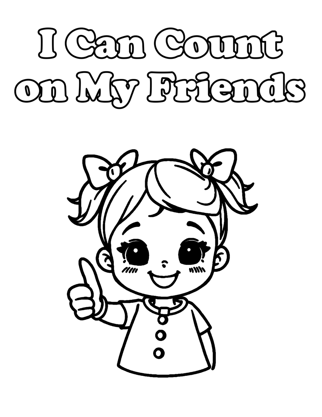 Inside I Am Ready for School! — First Day of School Affirmation Coloring Book, Ages 4-7 - sample page