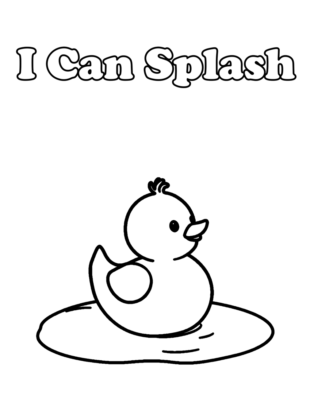 Inside My First Affirmations — Big & Easy Toddler Coloring Book, Ages 2-4 | 40 Printabl - sample page