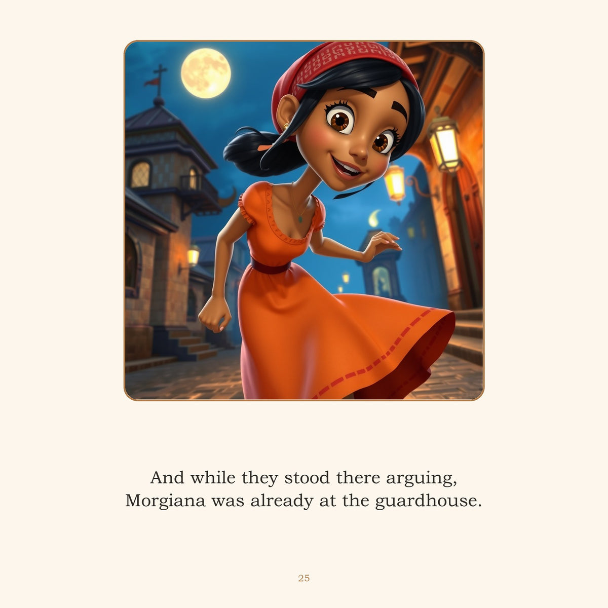 Inside Ali Baba and the Forty Thieves — A Tale from the Arabian Nights, Retold | Ages 4 - sample page
