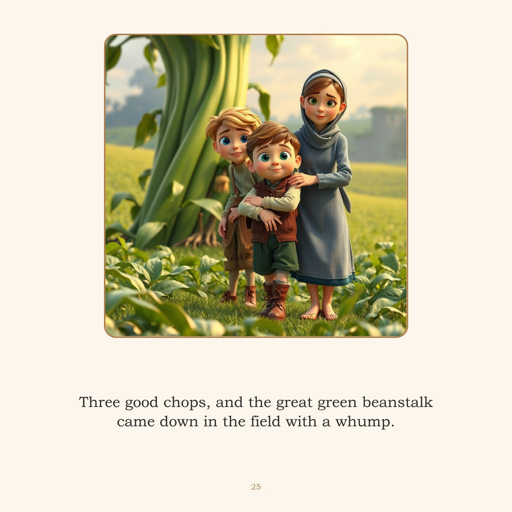 Inside Jack and the Beanstalk — A Classic Folk Tale, Retold | Ages 4-8 | Instant Downlo - sample page