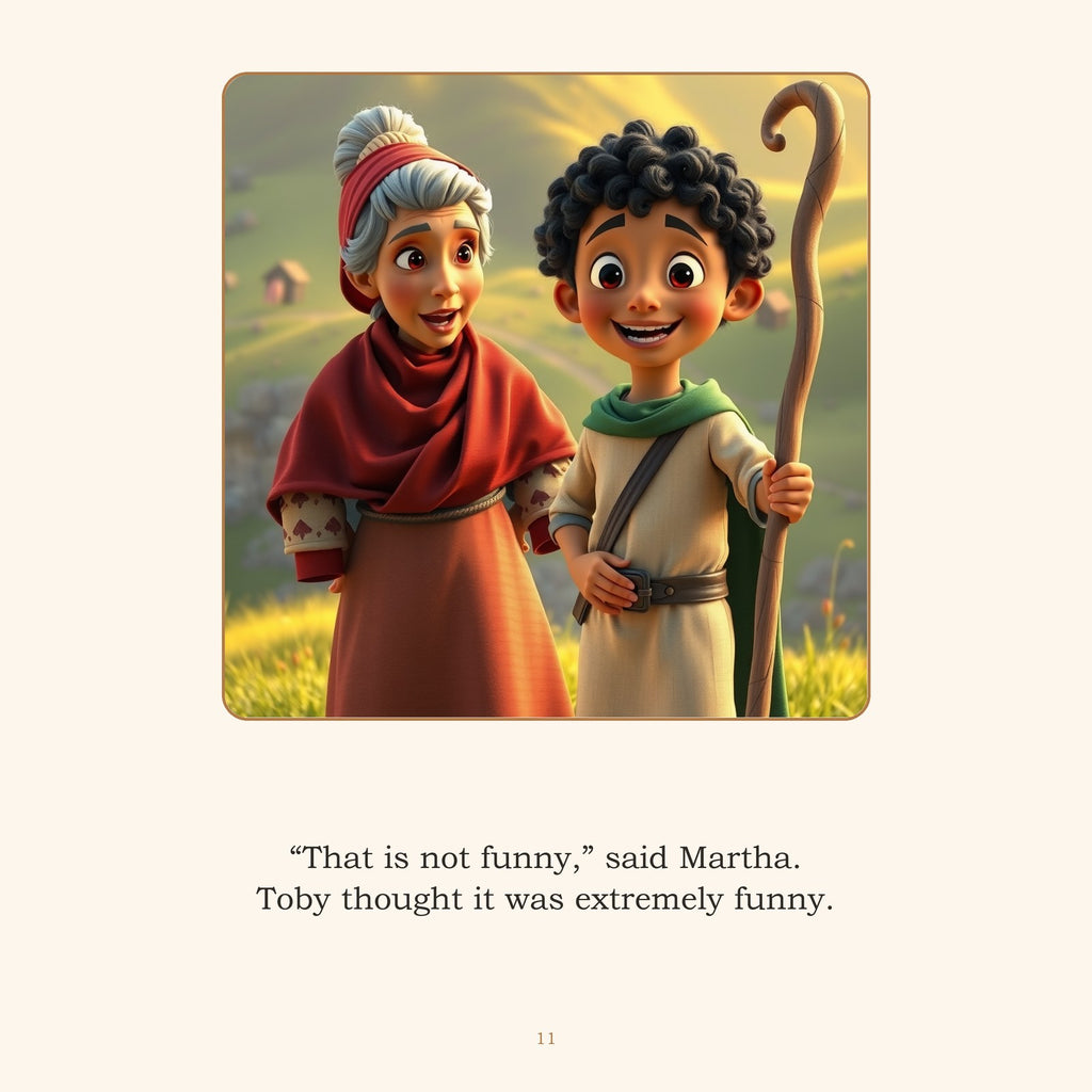Inside The Boy Who Cried Wolf — A Fable by Aesop, Retold | Ages 4-8 | Instant Download  - sample page
