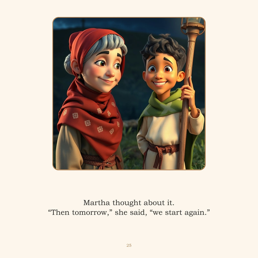 Inside The Boy Who Cried Wolf — A Fable by Aesop, Retold | Ages 4-8 | Instant Download  - sample page