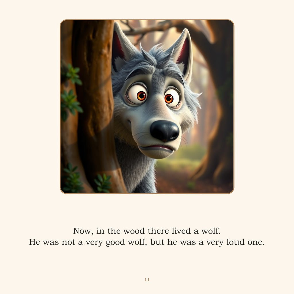 Inside The Three Little Pigs — A Classic Folk Tale, Retold | Ages 4-8 | Instant Downloa - sample page