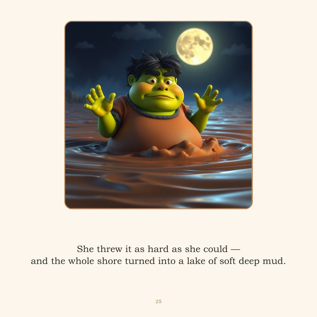 Inside Timun Mas — An Indonesian Folk Tale, Retold | Ages 4-8 | Instant Download PDF - sample page